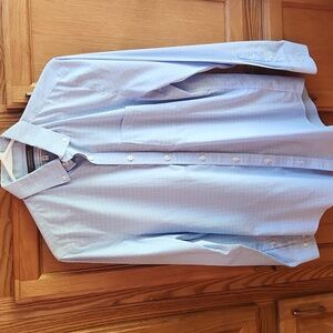 Denver Hayes Modern Fit Button Down Dress Shirt Size Small